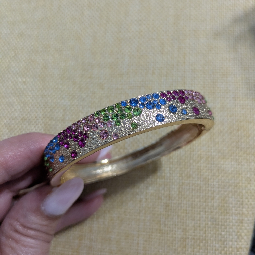 Park Lane Gold and Pink Whimsical Bracelet